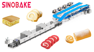 Customized Swiss Roll Cake Produktionslinie