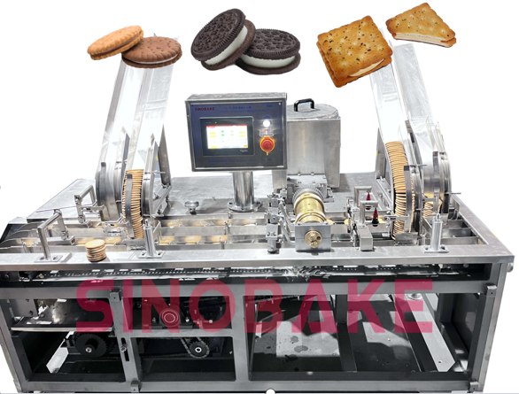 Sandwich -Maschine Automatisch kleine Hardkekuitenproduktionslinie